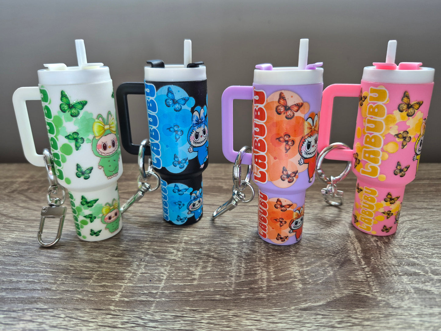 Tumbler Keychain with design