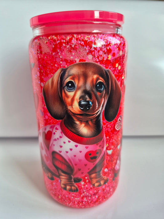 Glass Custom Snow Globe Cup