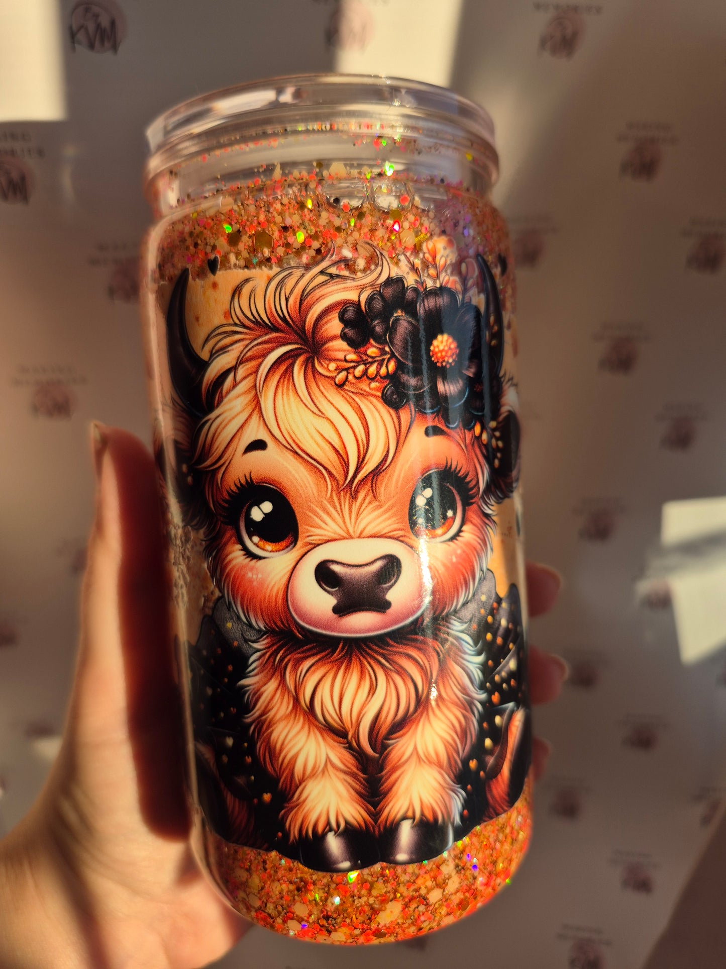 Acrylic Custom Snow Globe Cup