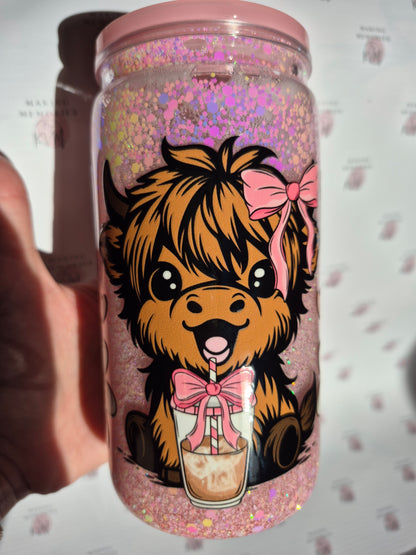 Acrylic Custom Snow Globe Cup