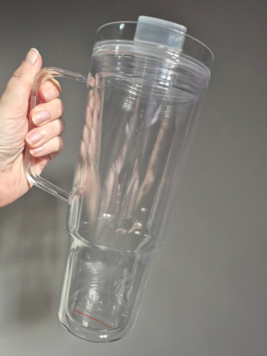 40oz Acrylic Tumbler with Handle