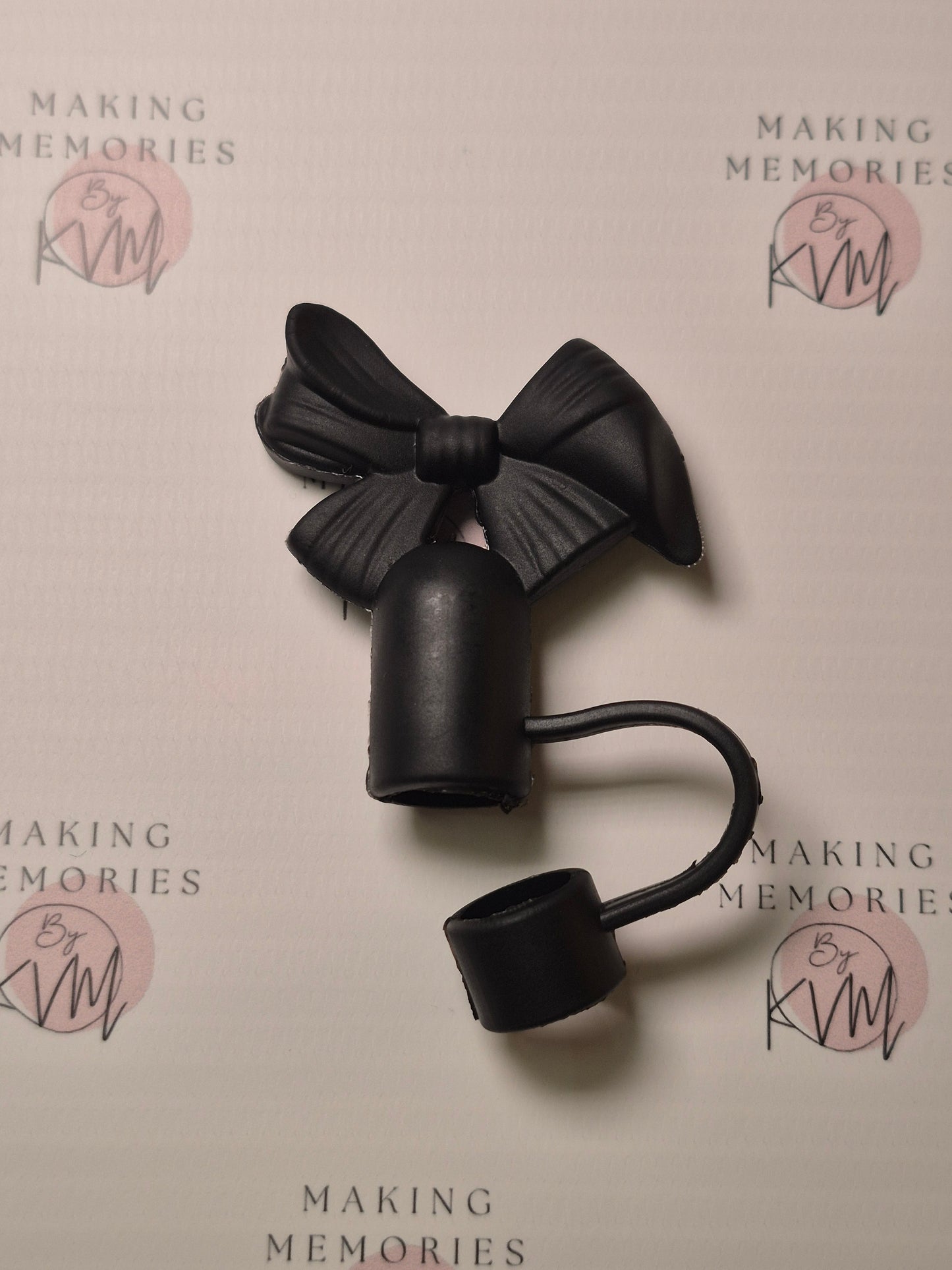 Large Bow Straw Toppers