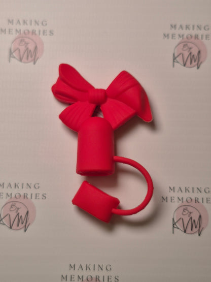 Large Bow Straw Toppers