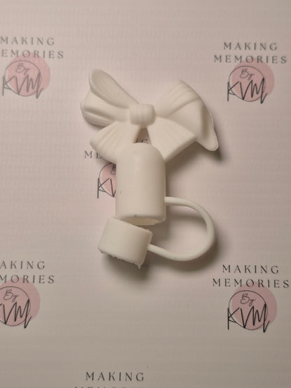 Large Bow Straw Toppers