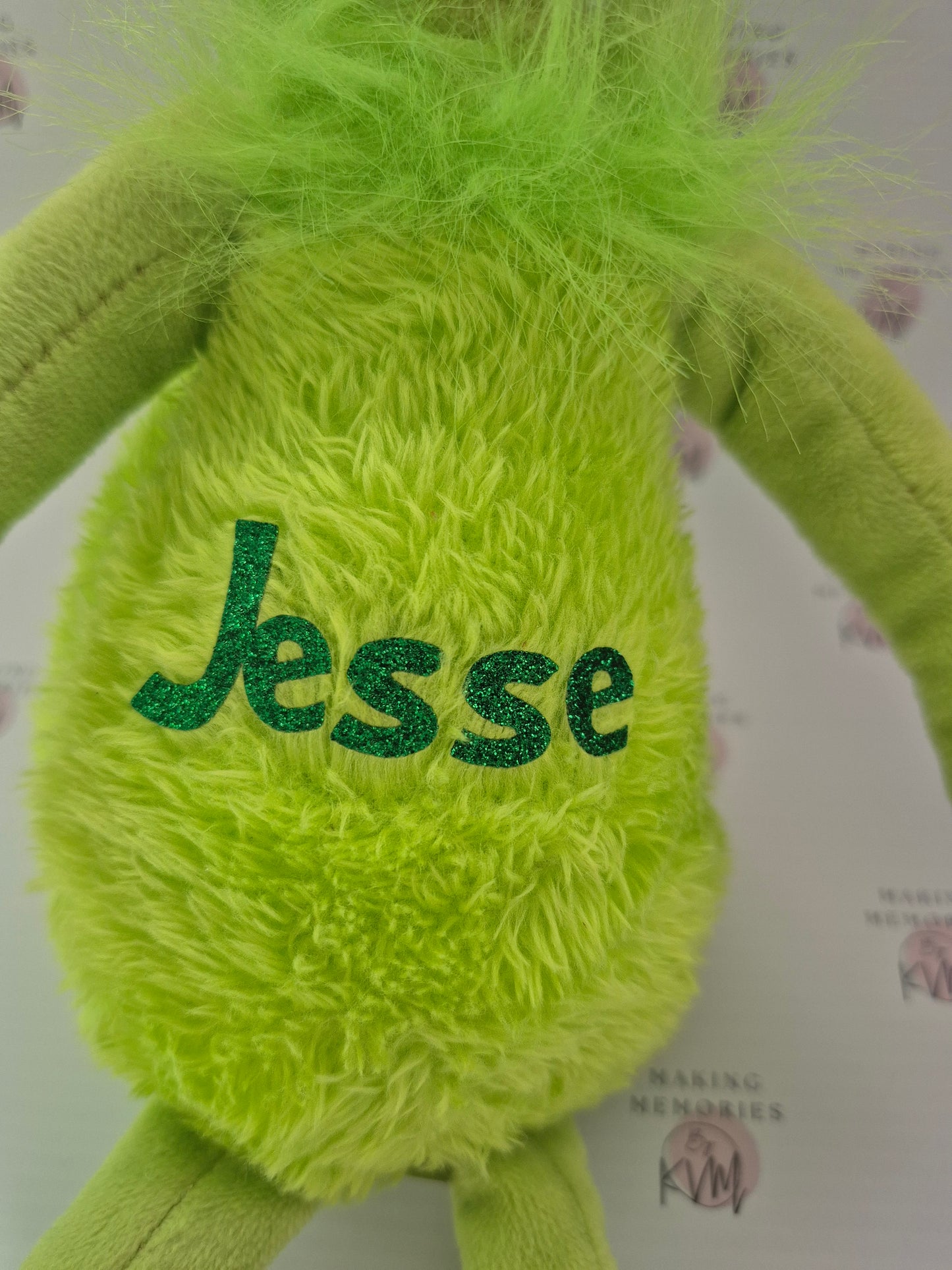Personalised Grinch Plushie
