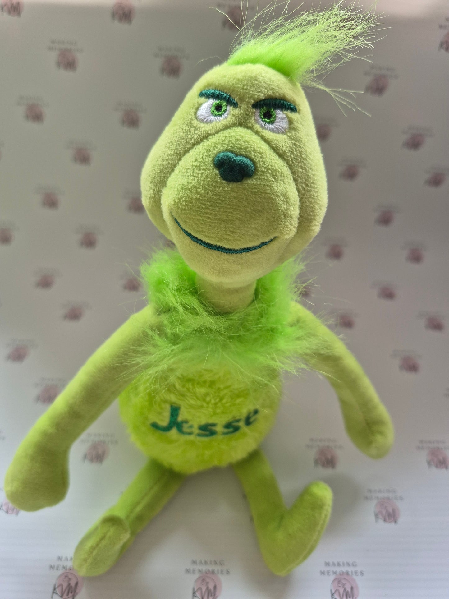 Personalised Grinch Plushie
