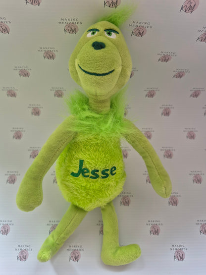 Personalised Grinch Plushie
