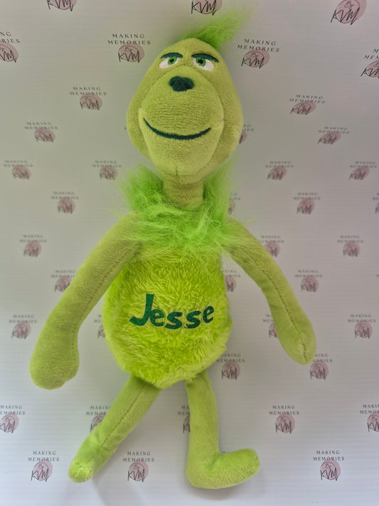 Personalised Grinch Plushie