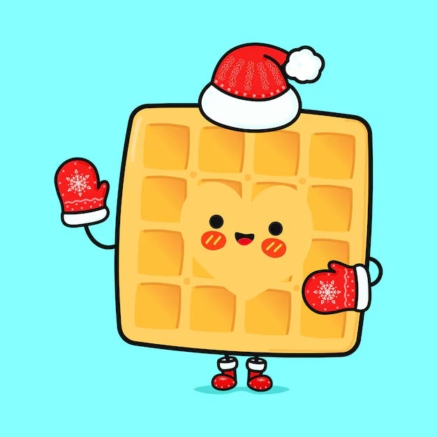 Christmas Snowglobe Tumbler Waffle